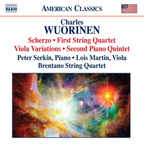Wuorinen: Scherzo - String Quartet No. 1 - Viola Variations - Piano Quintet No. 2 (P. Serkin, L. Martin, Brentano String Quartet)