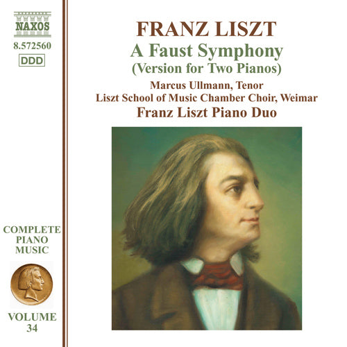 Liszt: Complete Piano Music, Vol. 34: A Faust Symphony (version for 2 pianos) - Franz Liszt Piano Duo