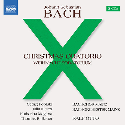 Bach: Weihnachts-Oratorium, BWV 248 - Poplutz, Mainz Bach Choir and Orchestra, R. Otto (2 CDs)