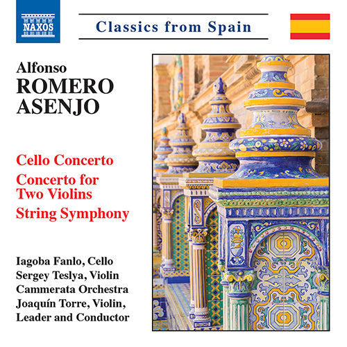 Romero Asenjo: Cello Concerto / Concerto for 2 Violins / String Symphony - Fanlo, Teslya, Torre, Cammerata Orchestra