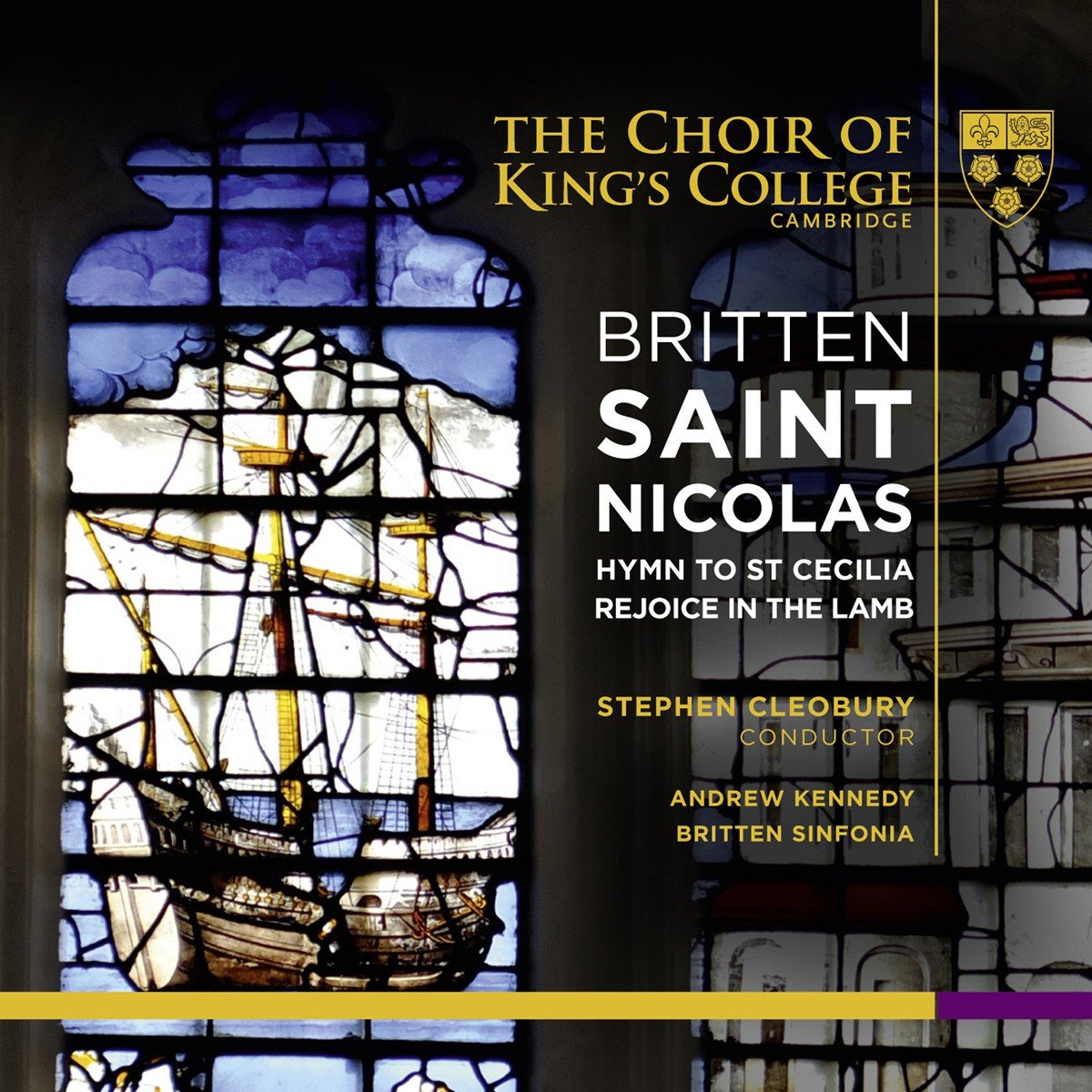 BRITTEN: SAINT NICOLAS - King's College Choir, Cleobury, Britten Sinfonia (1 Hybrid SACD + 1 CD)