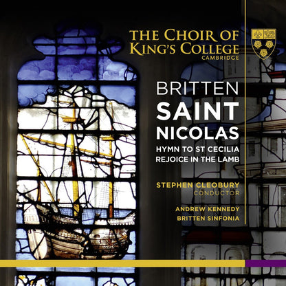 BRITTEN: SAINT NICOLAS - King's College Choir, Cleobury, Britten Sinfonia (1 Hybrid SACD + 1 CD)