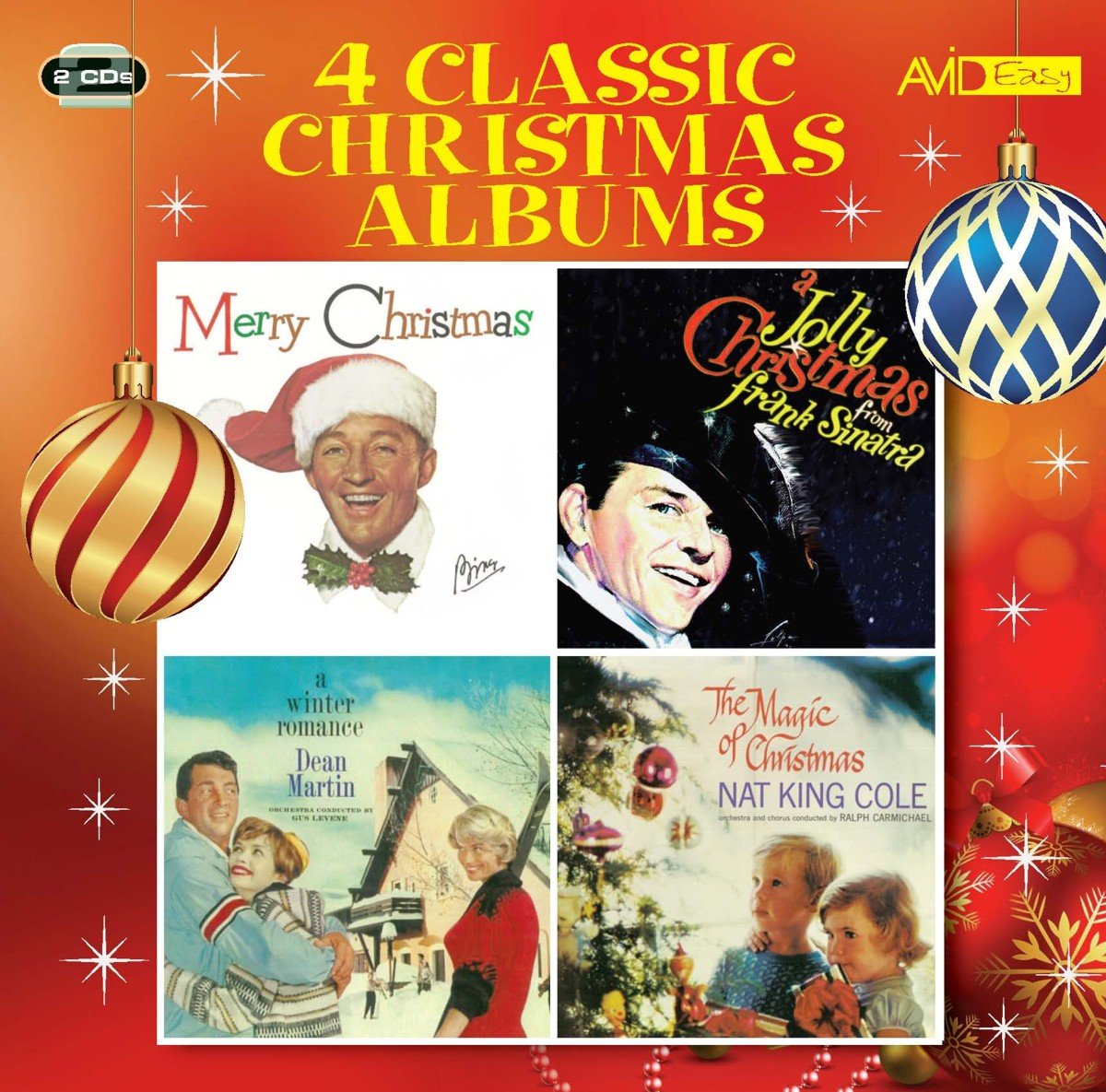 BING CROSBY / FRANK SINATRA / DEAN MARTIN / NAT KING COLE - Four Classic Christmas Albums