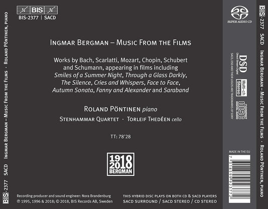 Ingmar Bergman: Classical Music from the Films - Roland Pöntinen, Stenhammar Quartet, Torleif Thedéen (Hybrid SACD)