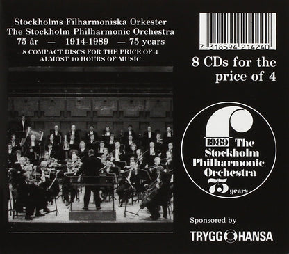 Stockholm Philharmonic Orchestra 75 Years - 1914-1989 (8 CDs)