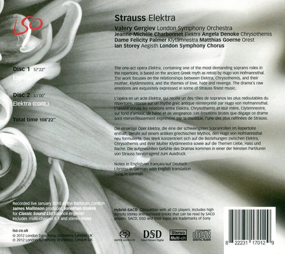 Strauss: Elektra - VALERY GERGIEV / LONDON SYMPHONY ORCHESTRA (2 HYBRID SACDS)