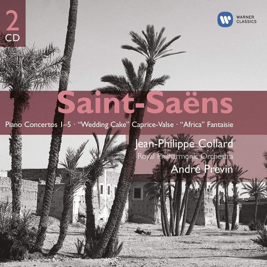 Saint-Saens: Piano Concertos - COLLARD/RPO/PREVIN (2 CDs)