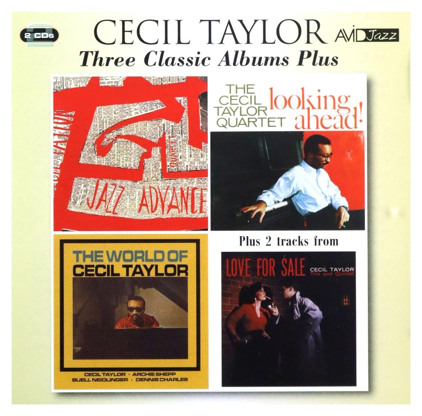 CECIL TAYLOR - Three Classic Albums (2 CDs)