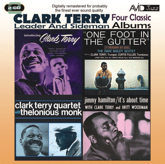 CLARK TERRY - Four Classic Albums (Introducing Clark Terry / One Foot In The Gutter / Clark Terry Quartet With Thelonious Monk / It’s About Time) (2CD)