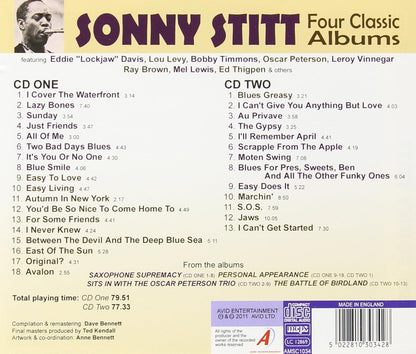 SONNY STITT - Four Classic Albums (Saxophone Supremacy / Personal Appearance / Sits In With The Oscar Peterson Trio / The Battle Of Birdland)