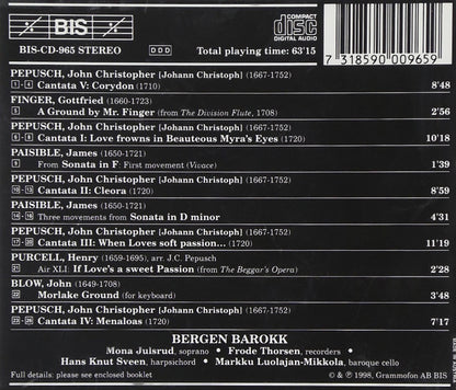 PEPUSCH: ENGLISH CANTATAS - Bergen Barokk