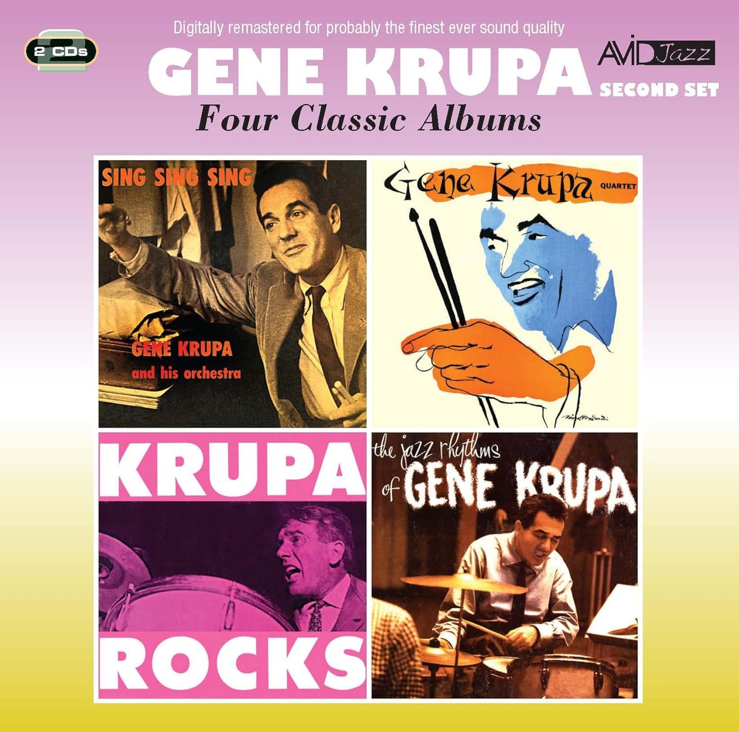 GENE KRUPA - Four Classic Albums (2 CDS)