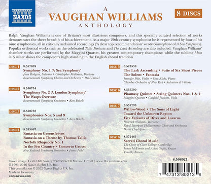 VAUGHAN WILLIAMS: A Vaughan Williams Anthology (8 CD SET)