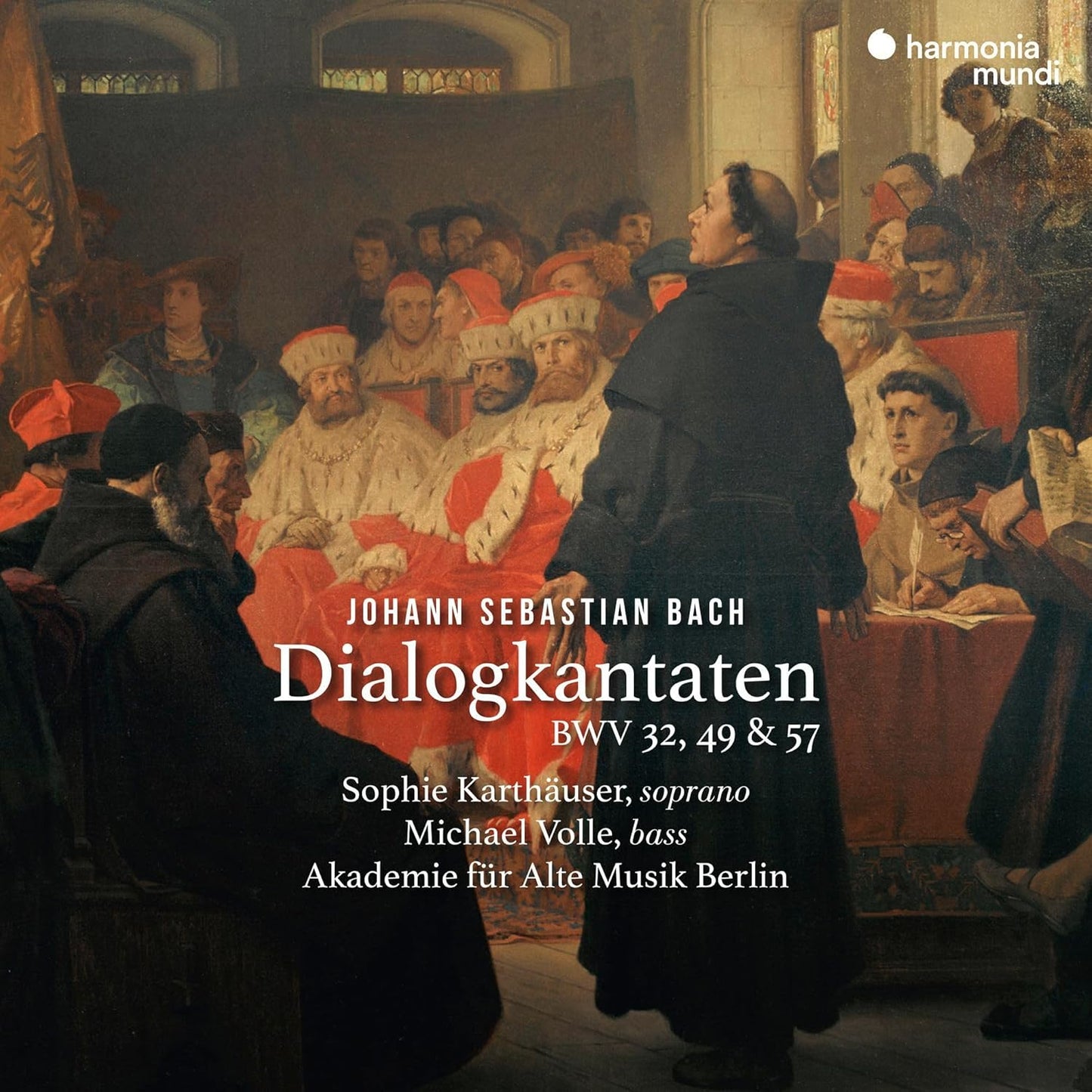 BACH: DIALOG KANTATEN BWV 32, 49, & 57 - Sophie Karthäuser, Michael Volle, Akademie Für Alte Musik Berlin