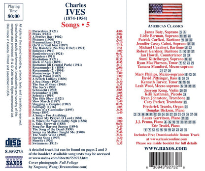 IVES: Songs, Vol. 5