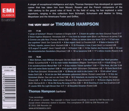 The Very Best Of Thomas Hampson (2 CDs)