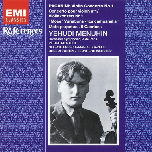 Paganini: Violin Concerto, Caprices  - YEHUDI MENUHIN, PIERRE MONTEUX
