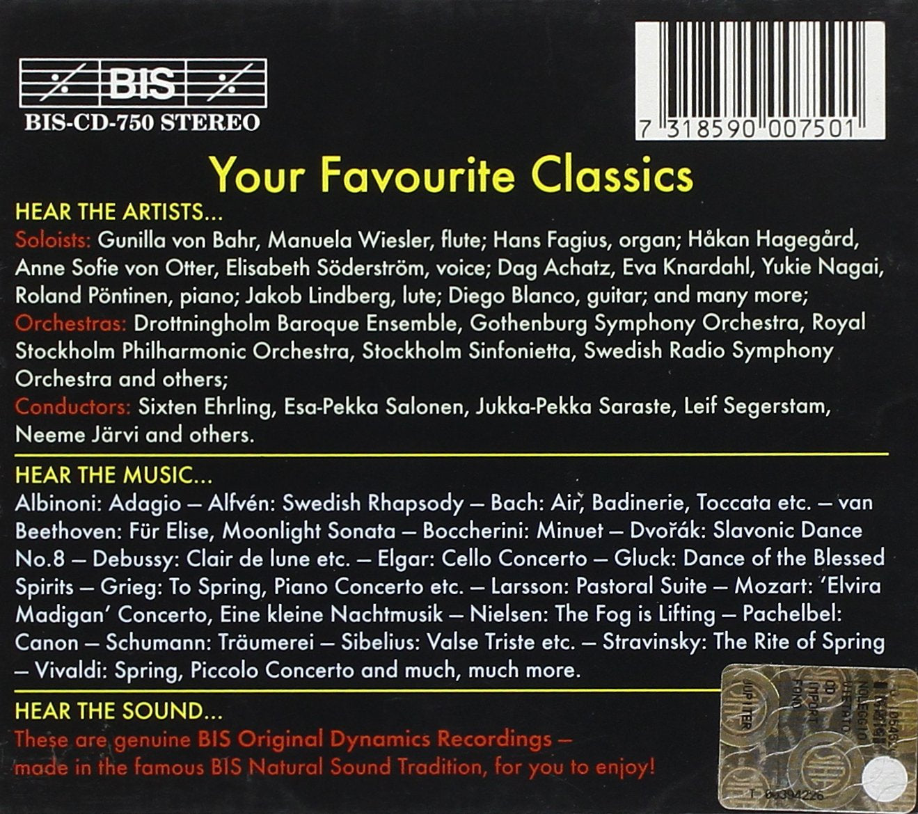 YOUR FAVOURITE CLASSICS (4 CDs)
