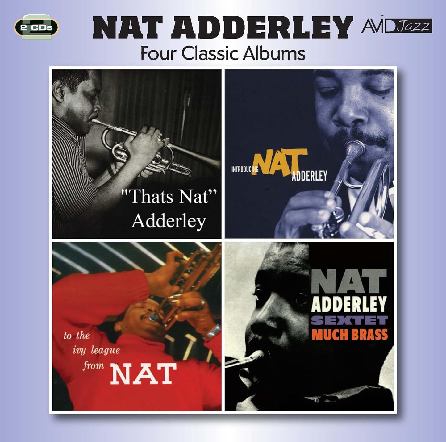 NAT ADDERLEY - Four Classic Albums (That's Nat / Introducing Nat Adderley / To The Ivy League / Much Brass)