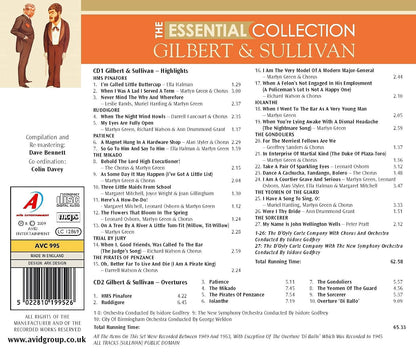 D'OYLY CARTE OPERA COMPANY - The Essential Collection - Gilbert & Sullivan: Highlights & Overtures (2 CDs)