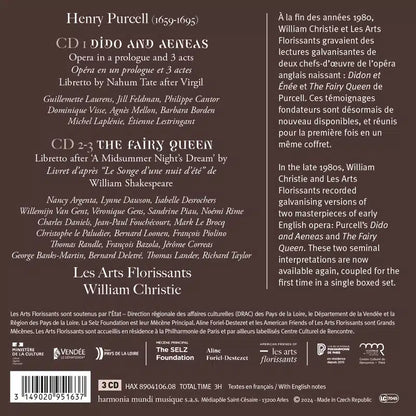 Purcell: Dido & Aeneas, The Fairy Queen - William Christie, Les Arts Florissants (3 CDs)