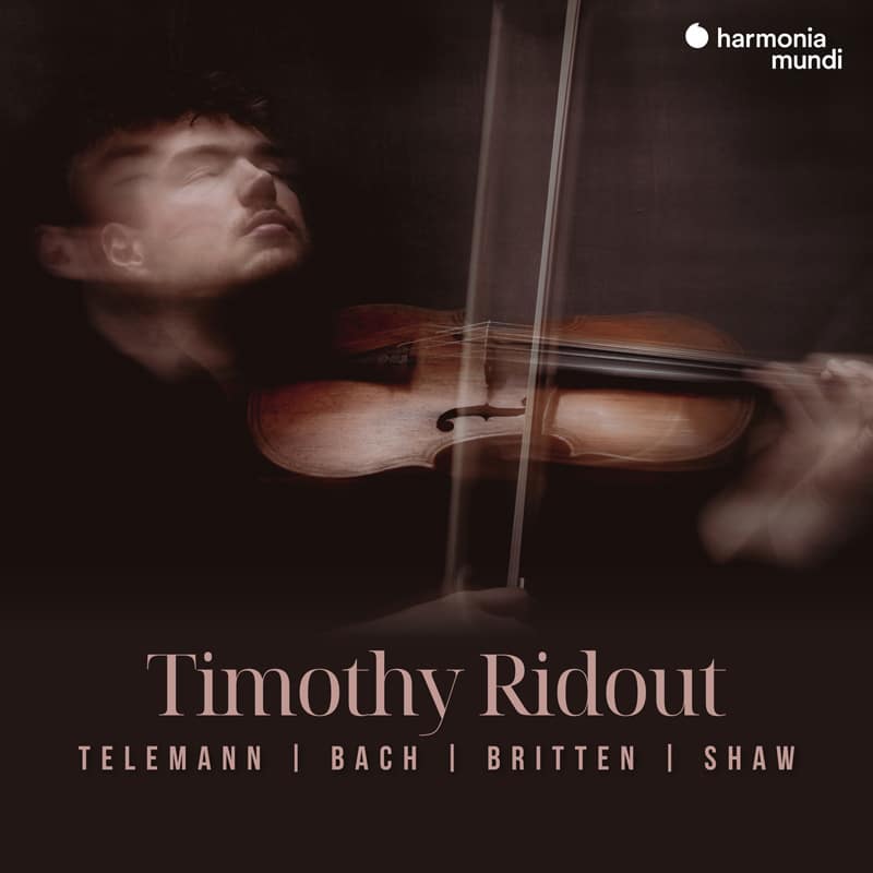 Timothy Ridout: "Solo". Works and transcriptions for solo viola by Telemann, J.S. Bach, Britten and Shaw (3 CDs)
