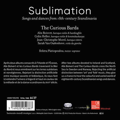 "Sublimation": Songs and Dances from 18th-Century Scandinavia - The Curious Bards, Ilektra Platiopoulou