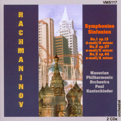 Rachmaninoff: Symphonies 1-3 - Mansurian Philharmonic, Paul Kantschieder (2 CDs)