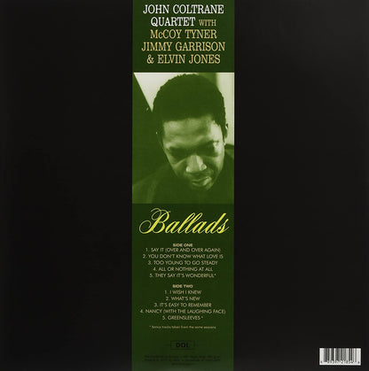 JOHN COLTRANE: Ballads w/McCoy Tyner, Jimmy Garrison, Elvin Jones (180 GRAM VINYL LP)