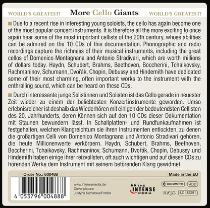 MORE CELLO GIANTS (10 CDS)
