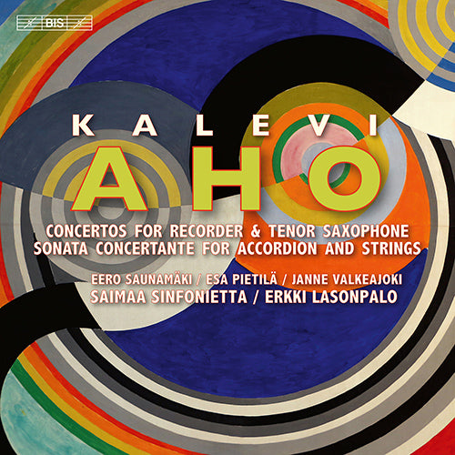 Aho: Concertante Works for Recorder, Saxophone & Accordion - Saunamäki, Pietilä, Valkeajoki, Lasonpalo