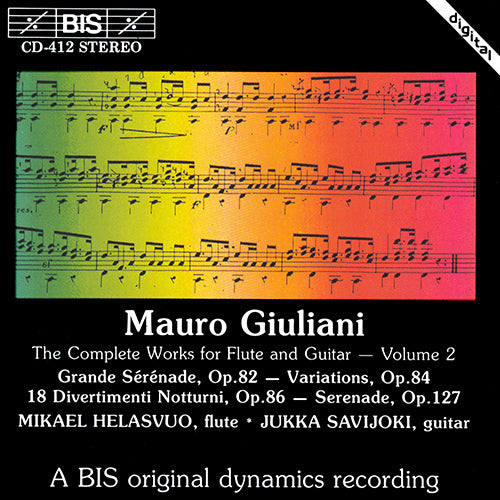 Giuliani: Complete Works for Flute and Guitar, Vol. 2 - Helasvuo, Savijoki