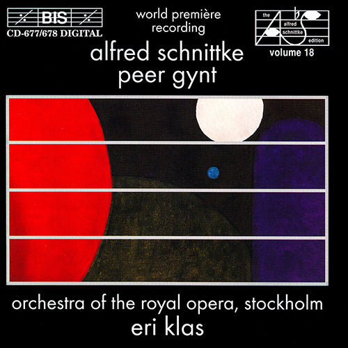 SCHNITTKE: Peer Gynt - Stockholm Royal Opera Orchestra (2 CDs)