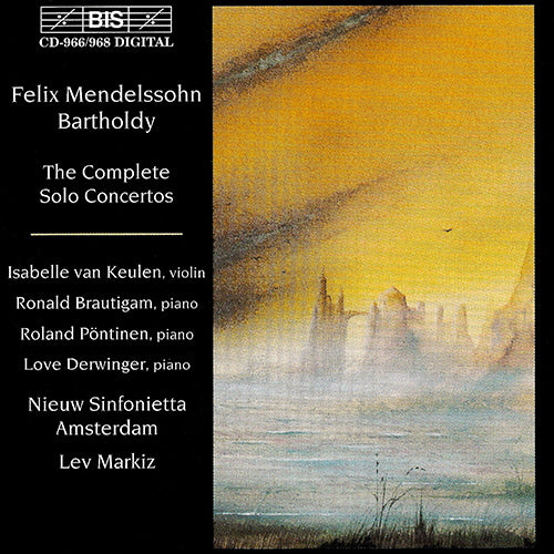 Mendelssohn: The Complete Solo Concertos - Keulen, Brautigam, Derwinger, Pontinen, Amsterdam Sinfonietta, Markiz (4 CDs)