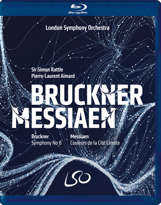 BRUCKNER: Symphony No. 8 / MESSIAEN: Couleurs de la Cité Céleste - Rattle, Aimard, London Symphony (BLU-RAY & DVD)