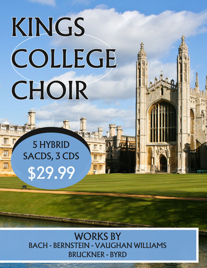 KING'S COLLEGE CHOIR BUNDLE (5 HYBRID SACDS, 3 CDS)