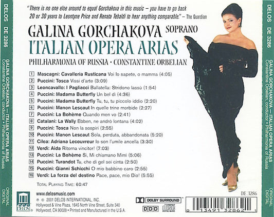Italian Opera Arias- Galina Gorchakova, Philharmonia of Russia