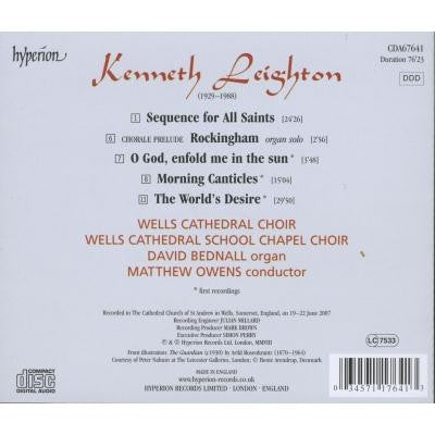 LEIGHTON: The World's Desire - Wells Cathedral Choir