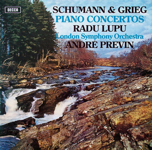 SCHUMANN & GRIEG: Piano Concertos - Radu Lupu, Andre Previn, London Symphony (Vinyl LP)