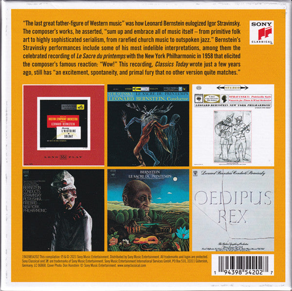 BERNSTEIN CONDUCTS STRAVINSKY (6 CDS)