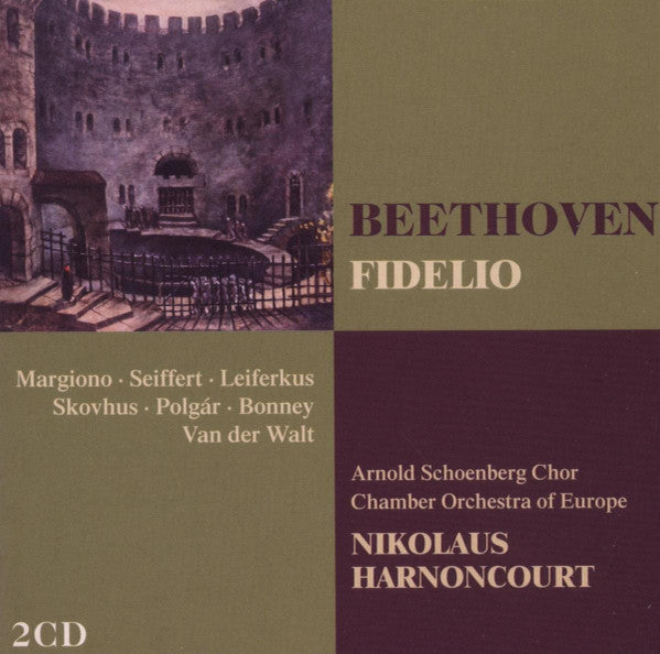 BEETHOVEN: FIDELIO  - Bonney, Leiferkus, Skovhus, Chamber Orchestra of Europe, Harnoncourt (2 CDs)