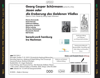Schurmann: Jason Oder die Eroberung des Goldenen Vliesses - Barockwerk Hamburg, Ira Hochman (2 CDs)