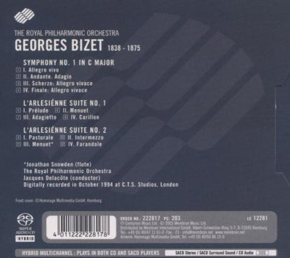 Bizet: Symphony No. 1; L'Arlesienne Suites - Jacques Delacote, Royal Philharmonic (Hybrid SACD)