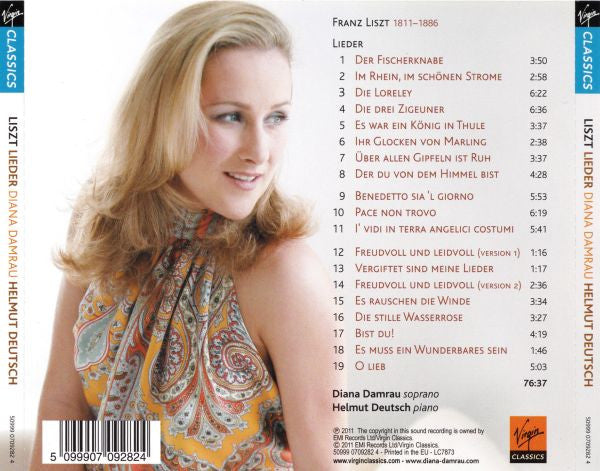 LISZT: SONGS - Diana Damrau, Helmut Deutsch