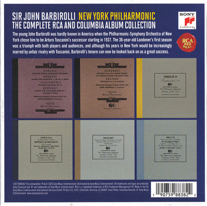 JOHN BARBIROLLI & NEW YORK PHILHARMONIC: COMPLETE RCA & COLUMBIA RECORDINGS (6 CDS)