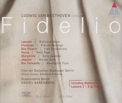 Beethoven: Fidelio - Domingo, Staatskapelle Berlin, Barenboim (2 CDs)