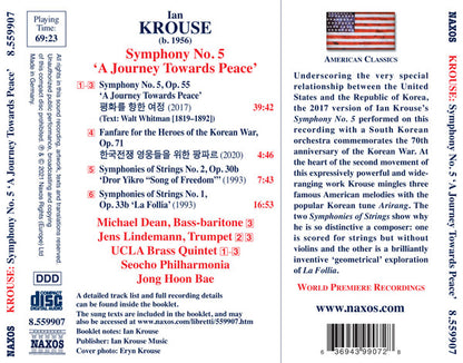 KROUSE: ORCHESTRAL WORKS - Michael Dean, Jens Lindemann, UCLA Brass Quintet, Seocho Philharmonia, Jong Hoon Bae