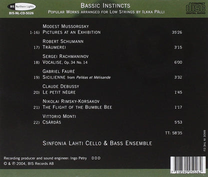 BASSIC INSTINCTS - POPULAR WORKS FOR LOW STRINGS - Sinfonia Lahti Cello & Bass Ensemble