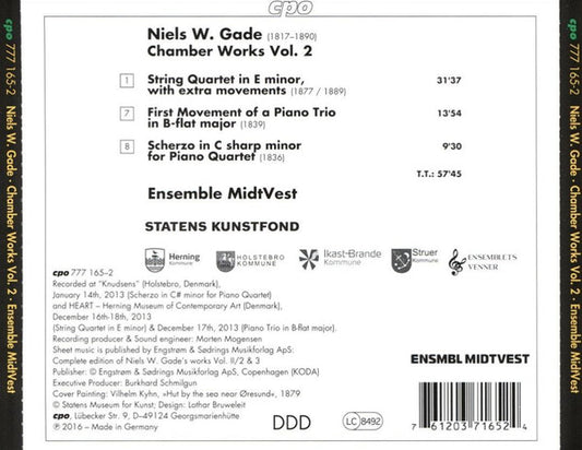 Gade: Chamber Works, Vol. 2 - Ensemble MidtVest
