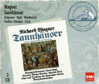 WAGNER: TANNHEUSER - Fischer-Dieskau, Wunderlich, Konwitschny, Orchester Der Staatsoper Berlin (3 CDs)